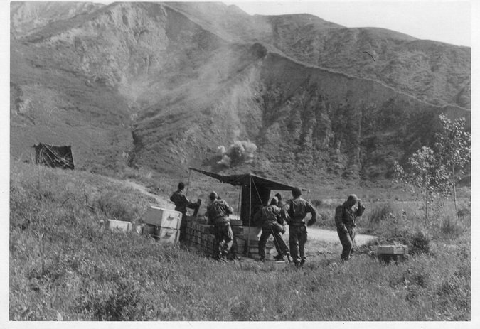 42 CORSO IN ADDESTRAMENTO - Fosso di Bretta - Esercitazione col bazouka  -02.05.66